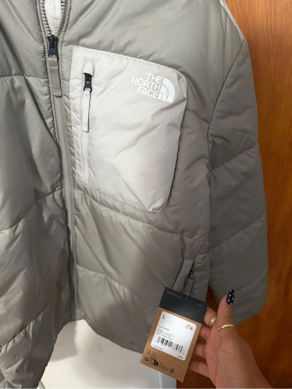 The North Face Kids' Gray Puffer Jacket